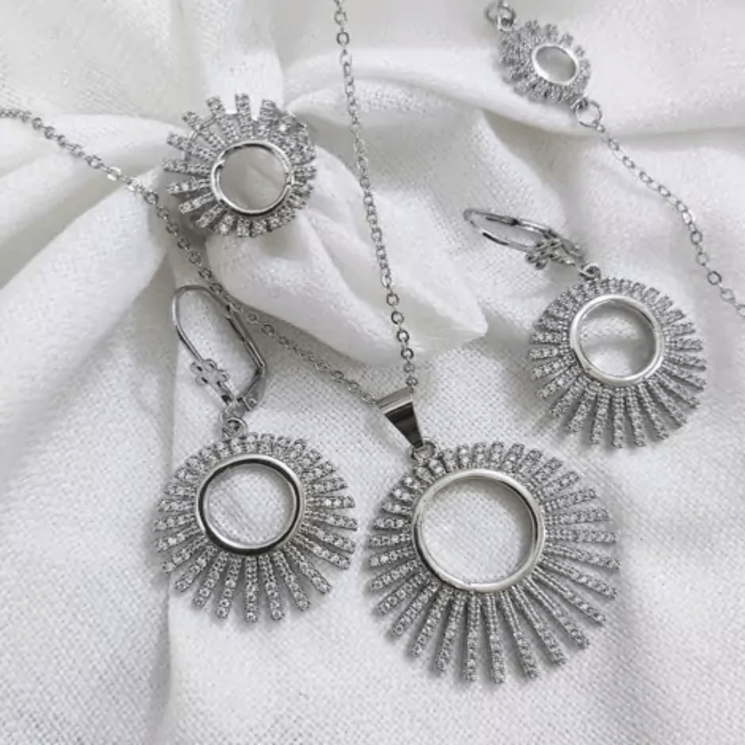 Cubic Zircon Set Sahara Basket