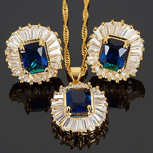 Emerald Gemstones Pendant Set Sahara Basket