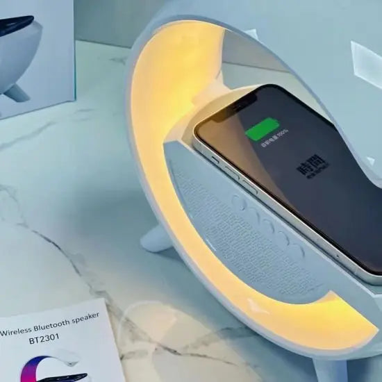 Led Wireless Charger Speaker Sahara Basket