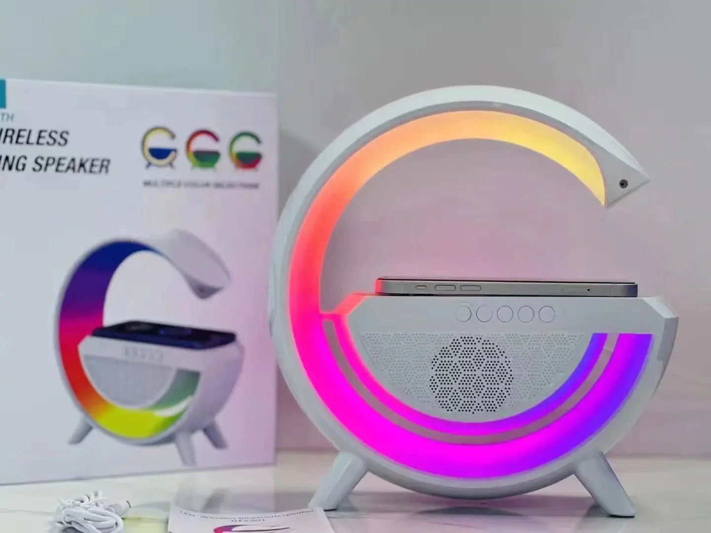 Led Wireless Charger Speaker Sahara Basket