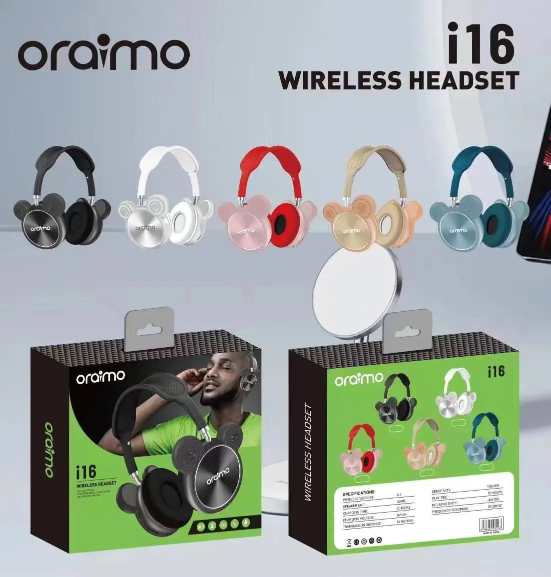 Oraimo - Wireless Headset Sahara Basket
