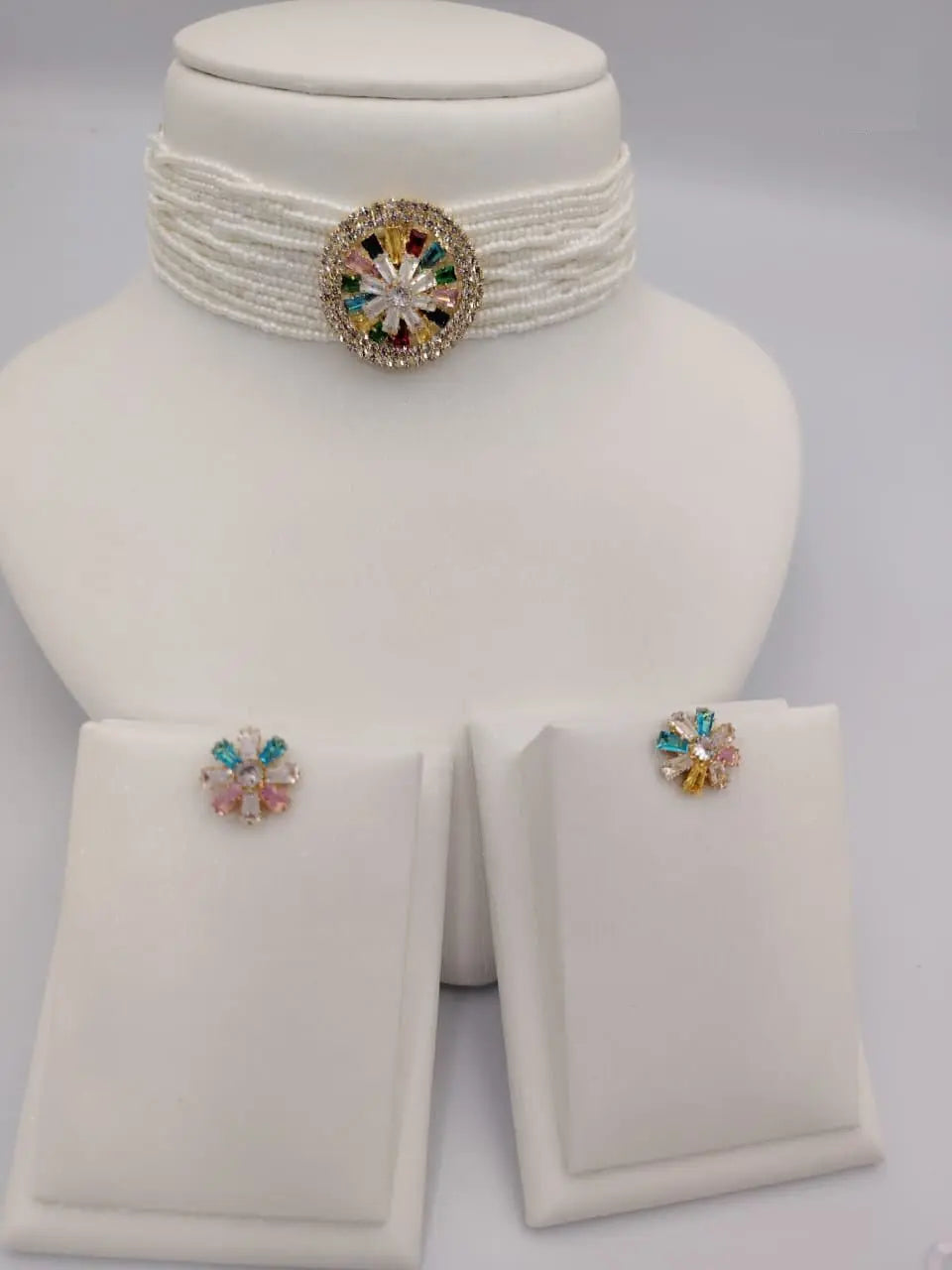 Pearl Choker Necklace Sets Sahara Basket