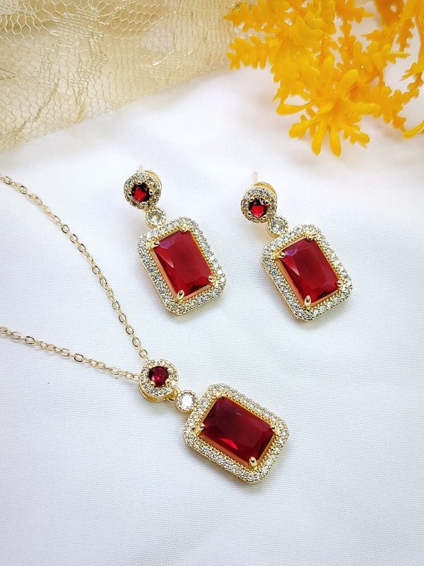 Royal Gemstone Necklace Set Sahara Basket