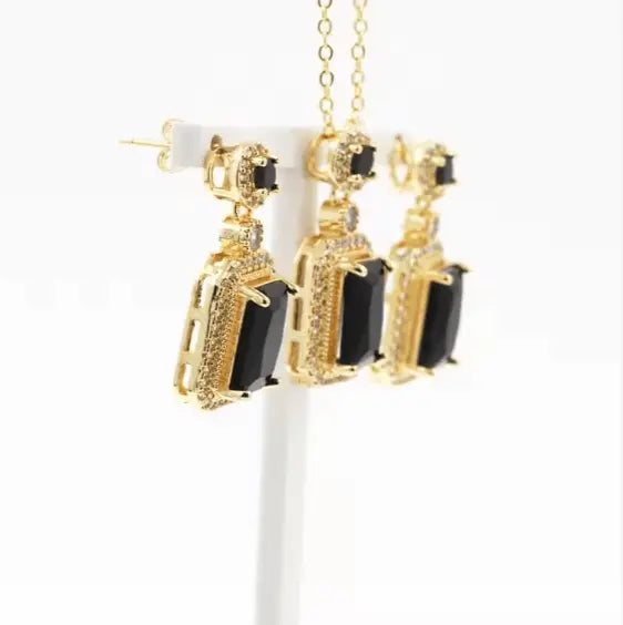 Royal Gemstone Necklace Set Sahara Basket