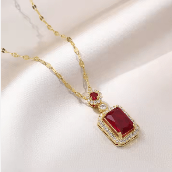 Royal Gemstone Necklace Set Sahara Basket